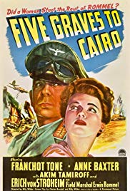 Watch Full Movie :Five Graves to Cairo (1943)