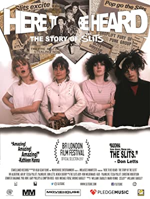 Watch Full Movie :Here to Be Heard The Story of the Slits (2017)